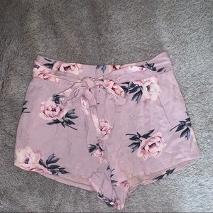 Charlotte Russe Floral Flowy shorts